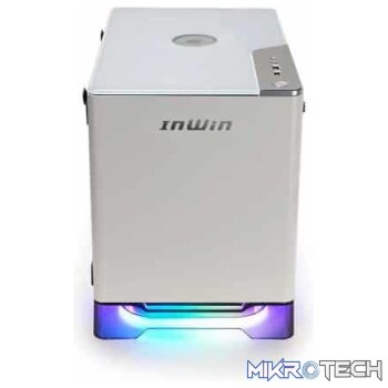 InWin A1 Plus Mini ITX Case with Qi Charging and 650w 80 PLUS Gold PSU  White